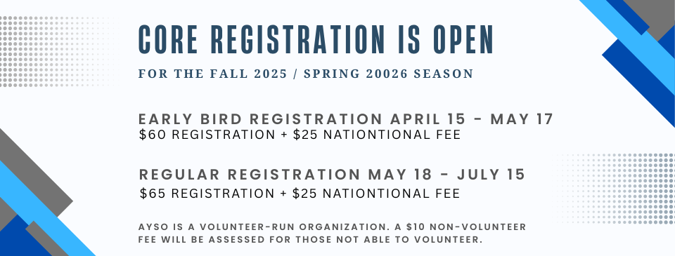 Core Registration Open